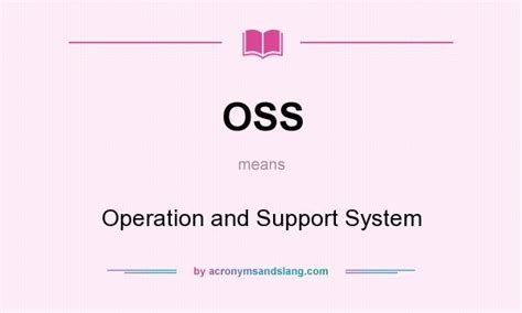 what does oss stand for.